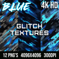 Blue Glitch Texture Pack