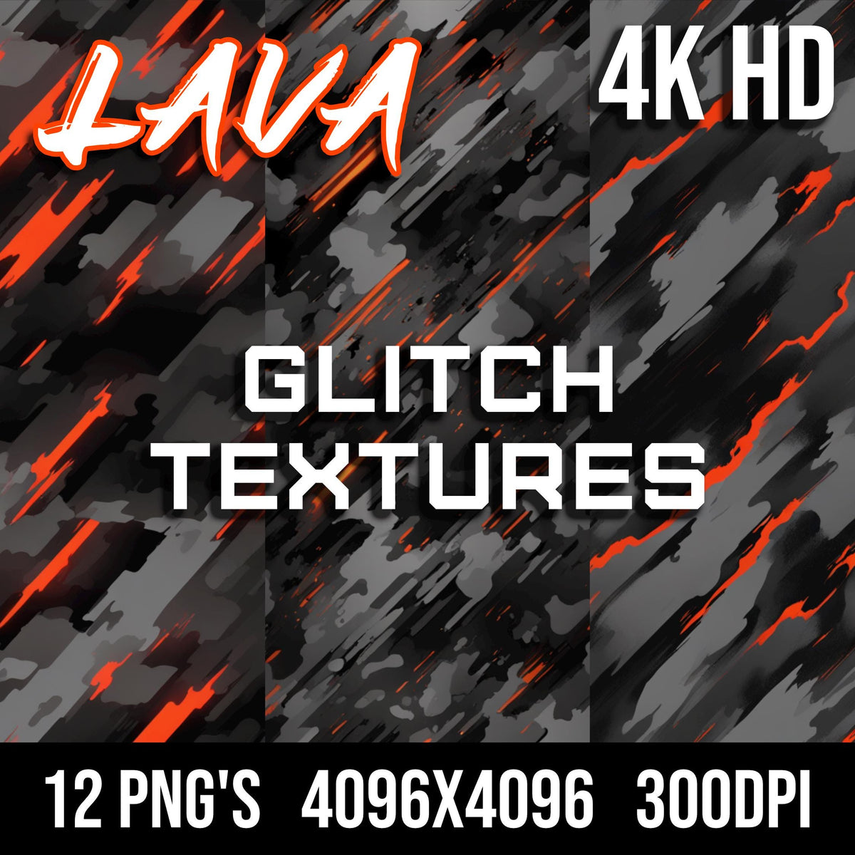 Lava Glitch Texture Pack