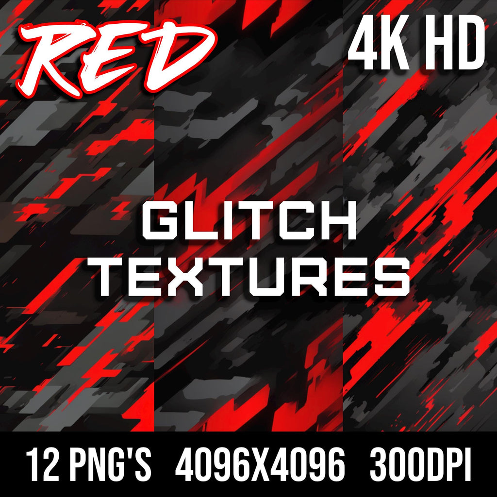 Red Glitch Texture Pack
