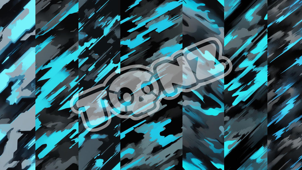 Neon Blue Glitch Texture Pack