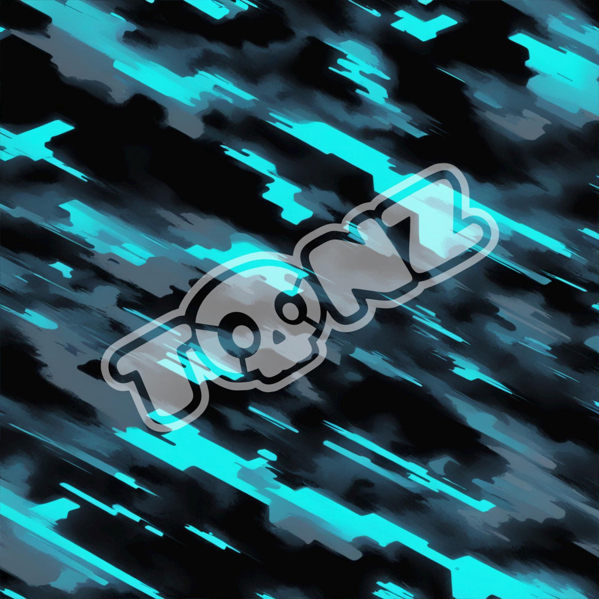 Neon Blue Glitch Texture Pack