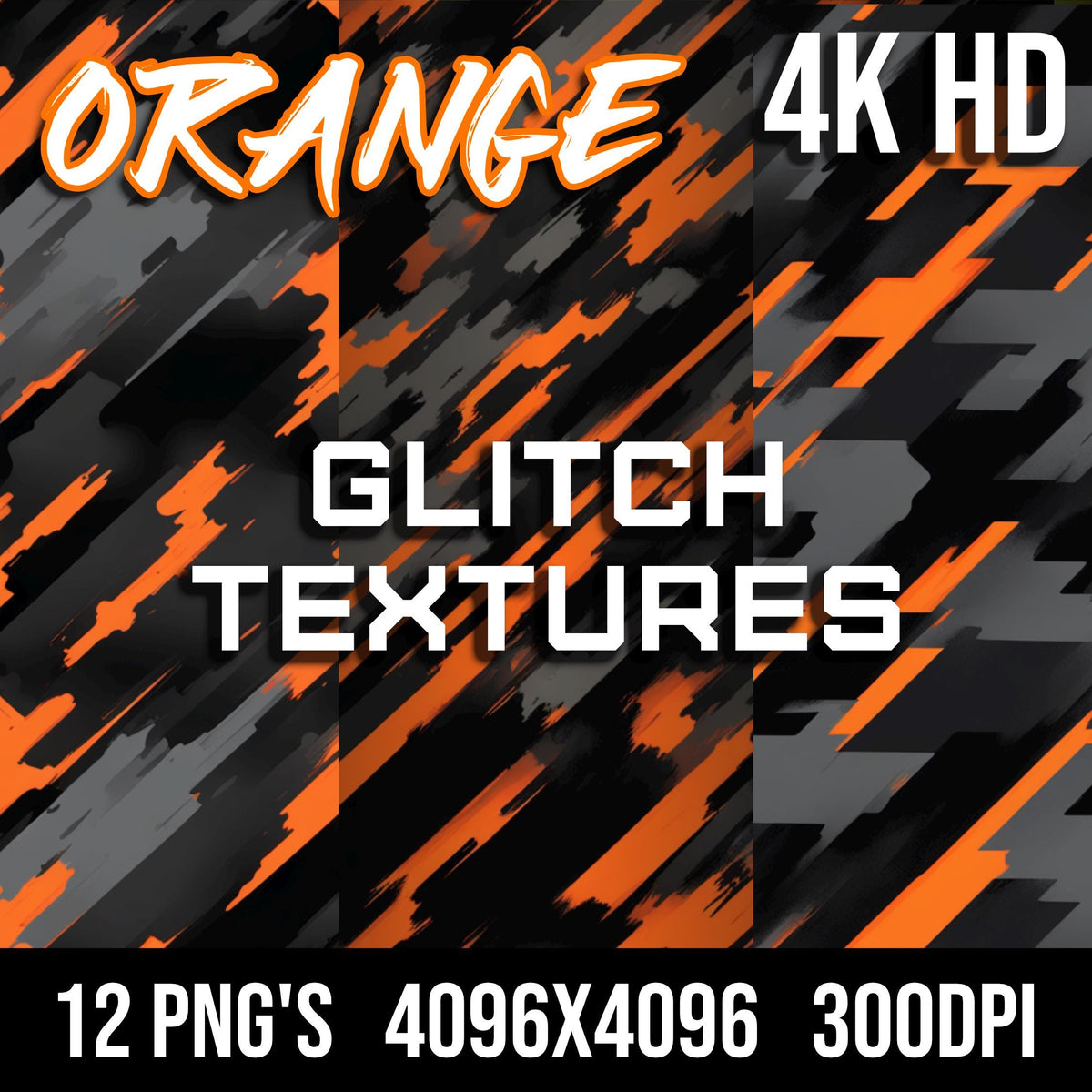 Orange Glitch Texture Pack