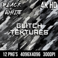 Black & White Glitch Texture Pack
