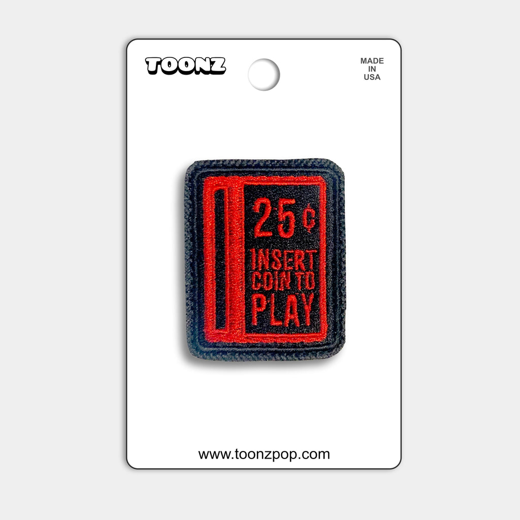 Insert Coin to Play Retro Patch