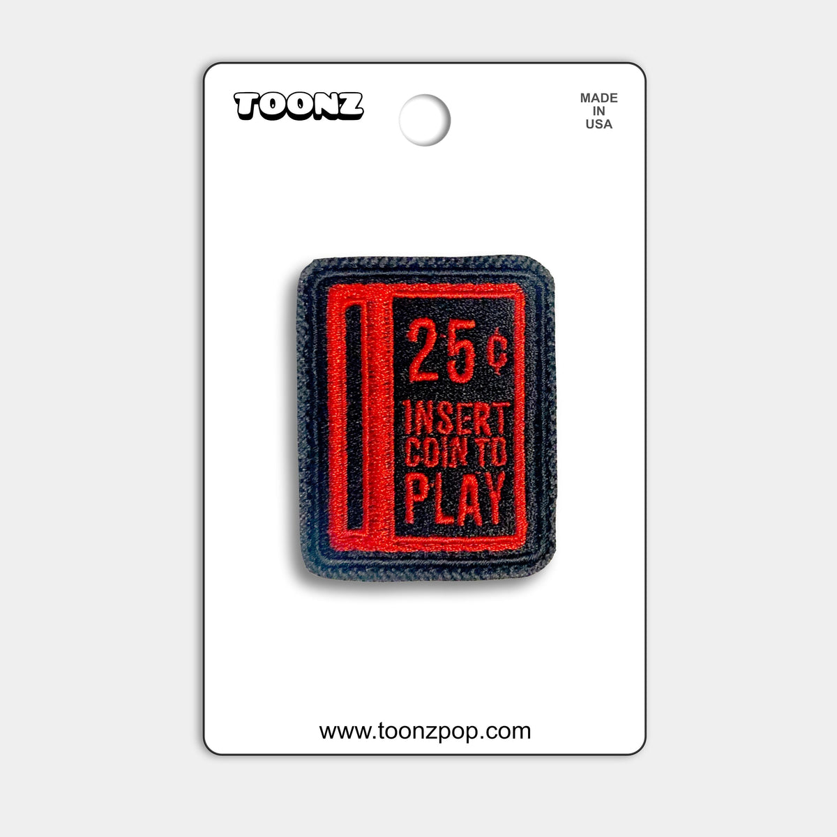 Insert Coin to Play Retro Patch