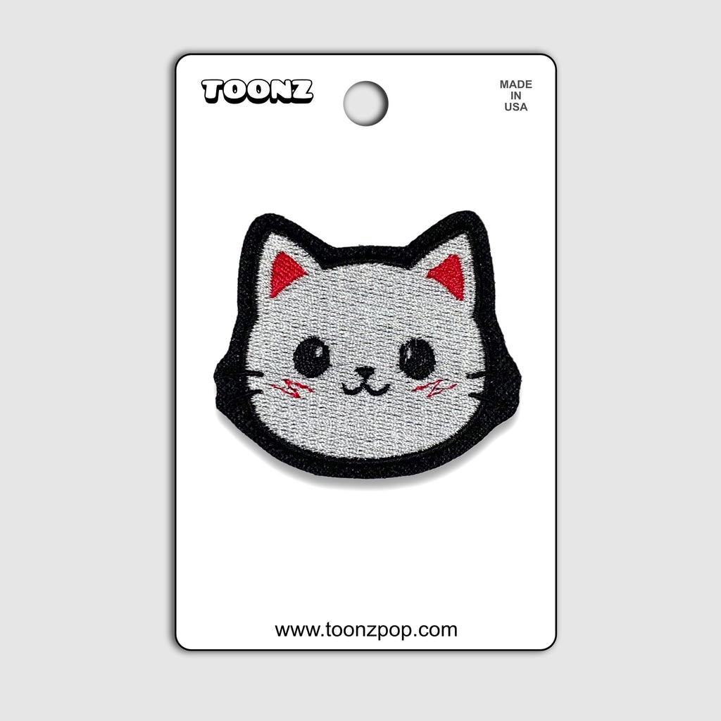 Kawaii Cat Embroidered Patch