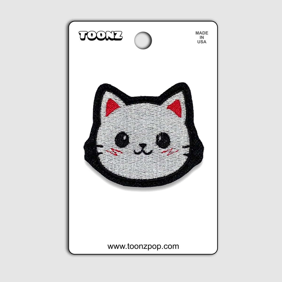 Kawaii Cat Embroidered Patch