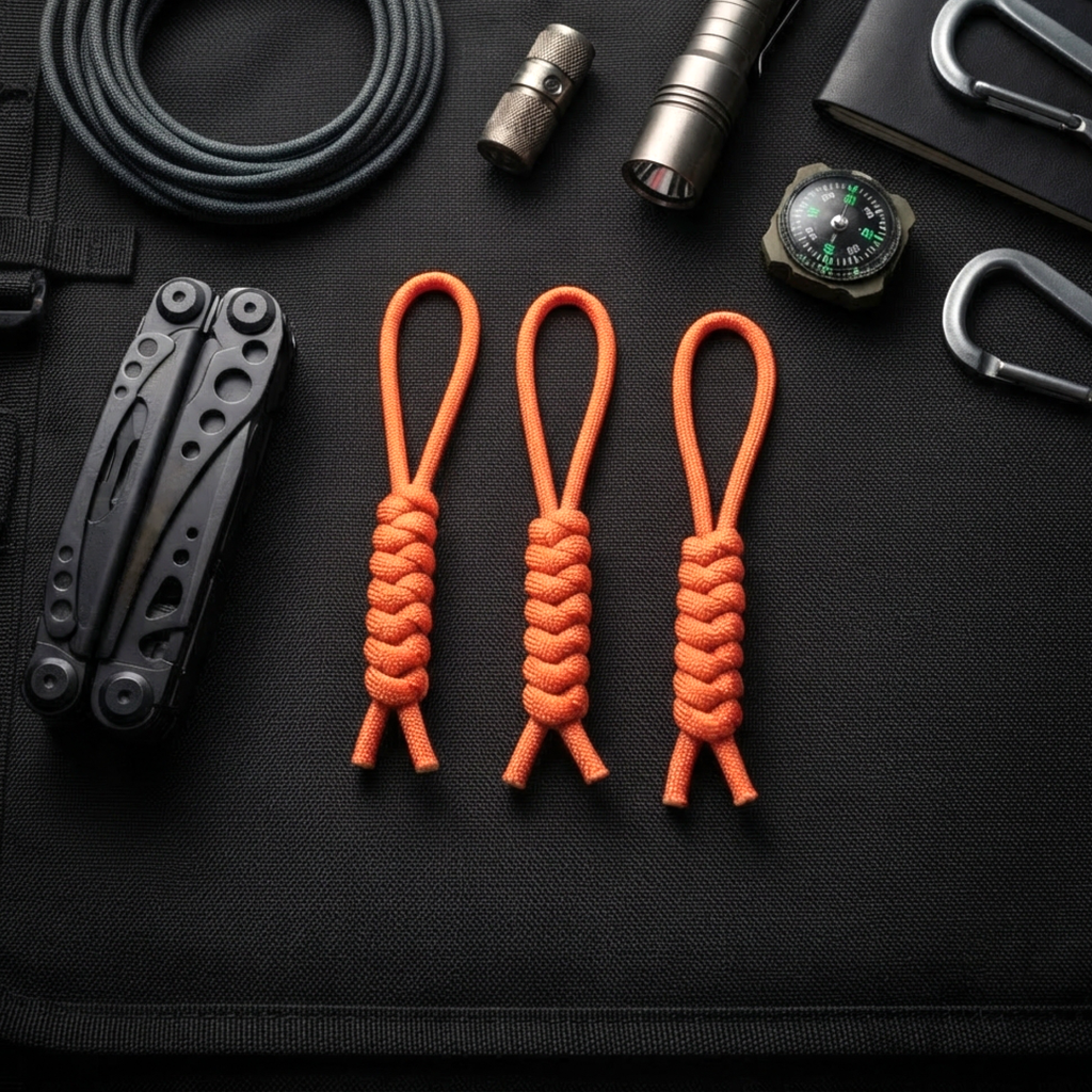 3pc Zipper Pulls - Mil-Spec