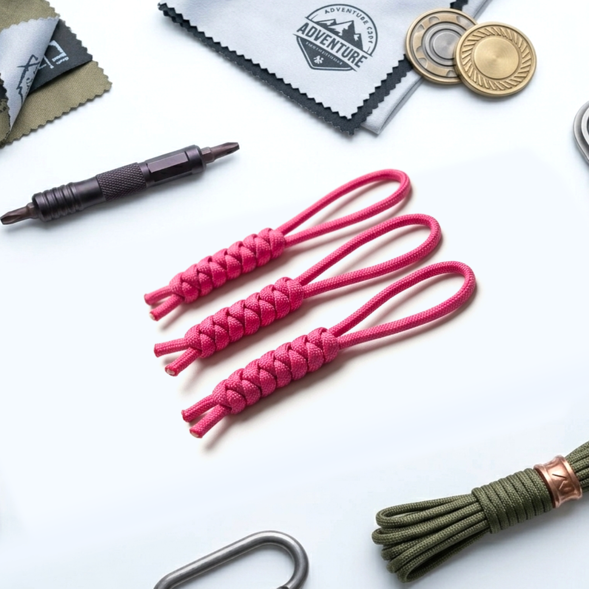3pc Zipper Pulls - Mil-Spec